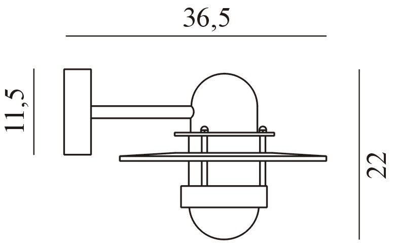 Applique BERGEN Norlys by MEGALUX 33